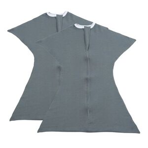Zipadee Zip sleep sack 2 pack size Medium/6-12mo charcoal gray